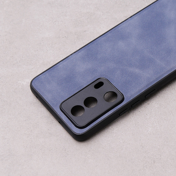 Case for Xiaomi 13 Lite, ERBORD Business, with metal plate for car mounts, blue