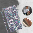 Flip case for Oppo A17, Light Spots Decor, purple