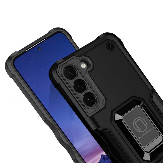 Case for Samsung Galaxy S22 5G, Dual-Layer Armor, black