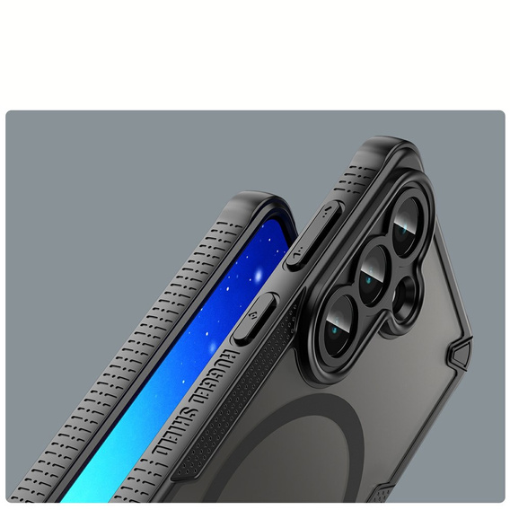 Armoured case for Samsung Galaxy S26, for MagSafe, matte, black