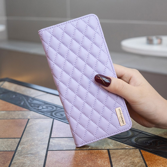 Flip case for Samsung Galaxy A35 5G, Wallet, BINFEN COLOR, purple