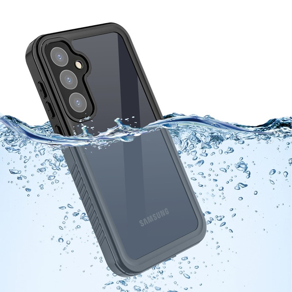 IP68 Waterproof Case for Samsung Galaxy A55 5G, Redpepper, black