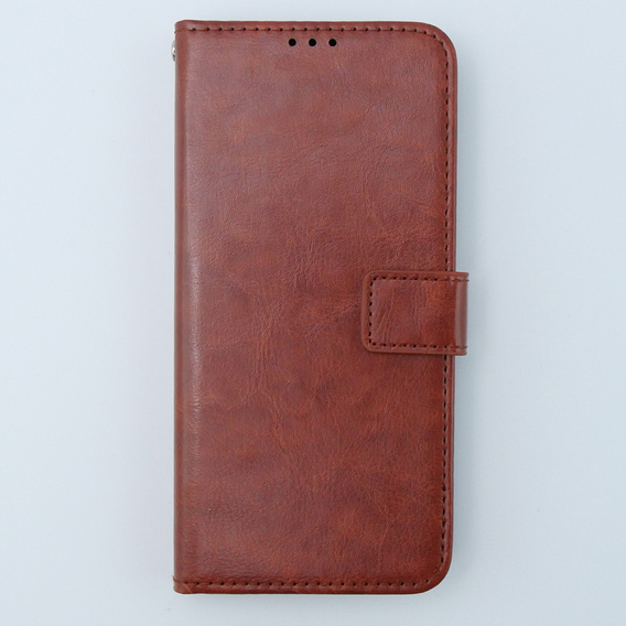 Flip case for Motorola Moto G54 5G, Crazy Horse Wallet, brown
