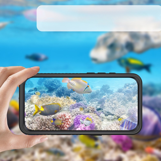 IP68 Waterproof Case for iPhone 16 Pro Max, black