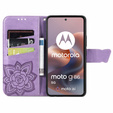 Flip case for Motorola Moto G86 5G, Butterfly, purple