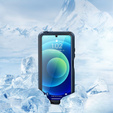 IP68 Waterproof Case for Xiaomi Redmi Note 13 5G, Redpepper, black