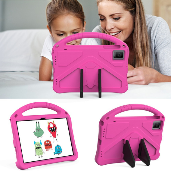 Children's case for T Tablet 5G, with handle, pink