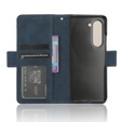 Flip case for Samsung Galaxy Z Fold 5 5G, Card Slot, dark blue