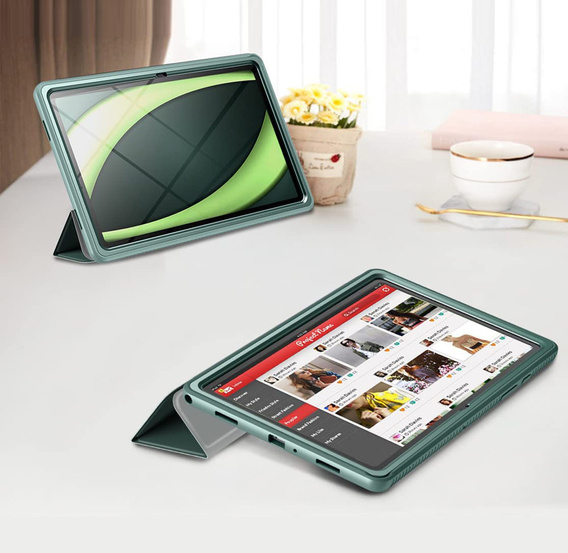 Case for Samsung Galaxy Tab A 8.0, Suritch Full Body Basic, green
