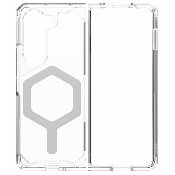 Urban Armor Gear Case for Galaxy Z Fold 5 5G, Plyo MagSafe, transparent