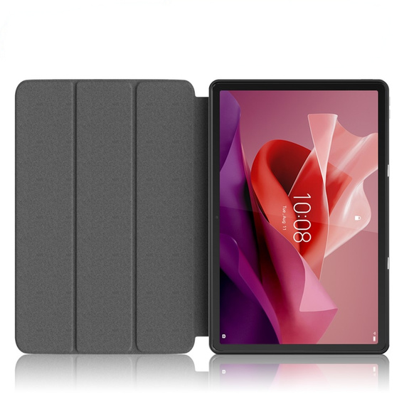 Case for Lenovo Tab P12, Smartcase with stylus space, black