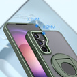 Case for Samsung Galaxy S23 FE, Military Magnet, for MagSafe, green