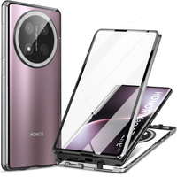 Case for Honor Magic 7 Lite, Magnetic Dual Glass, silver