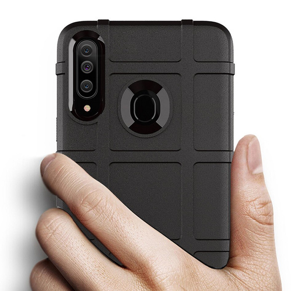 Case for Samsung Galaxy A20S, Rugged Shield, black