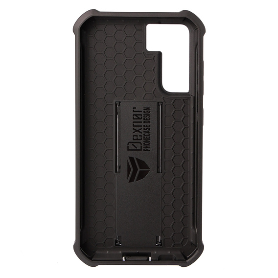 Armored case for Samsung Galaxy S21 FE, Dexnor Full Body, black
