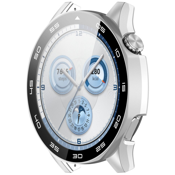 2in1 Case + Tempered Glass for Huawei Watch GT 5 46mm, transparent