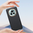 Leather case for Honor Magic 6 Pro 5G, leather hybrid, black