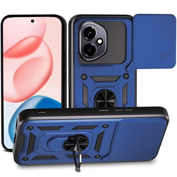 Case for Honor 400 5G, CamShield Slide, blue