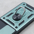 Case for Oppo Reno 10 / 10 Pro, CamShield Slide, green