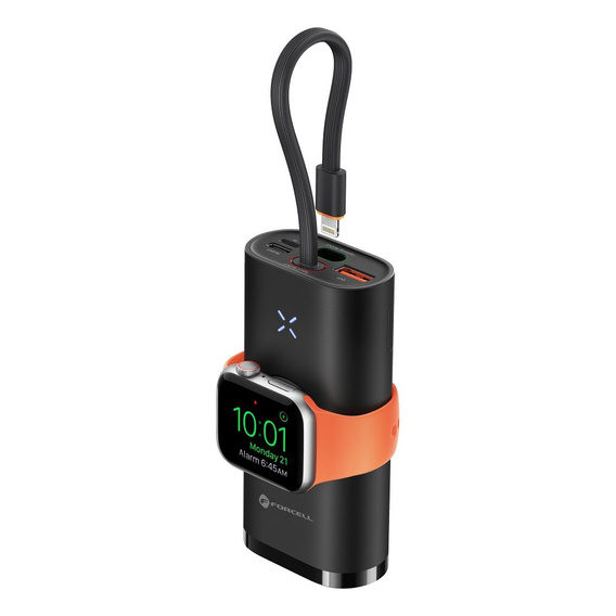 Forcell F-Energy 10000 mAh power bank with Apple Watch charger
