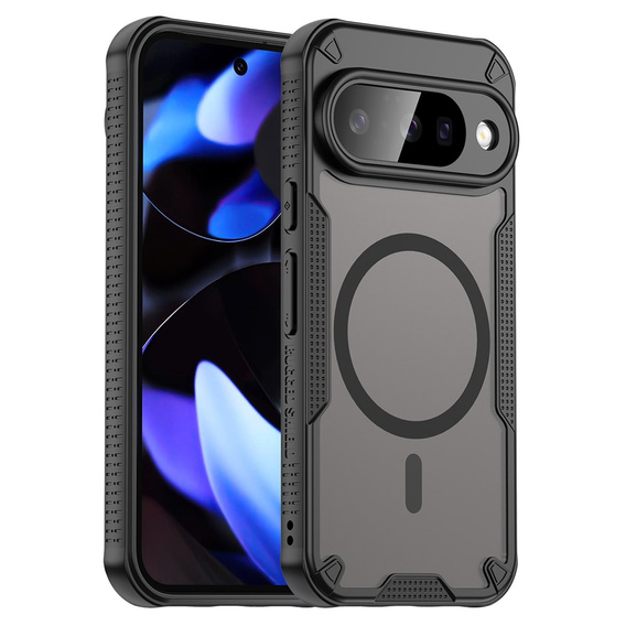 Armoured case for Google Pixel 10, for MagSafe, matt, black