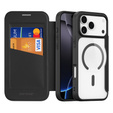 Dux Ducis case for iPhone 17 Pro Max, Skin X Pro, with flap, for MagSafe, black