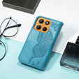 Flip case for Motorola Moto G15 / Motorola Moto G15 Power, Butterfly, blue