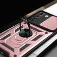 Case for Samsung Galaxy S22 5G, CamShield Slide, pink rose gold
