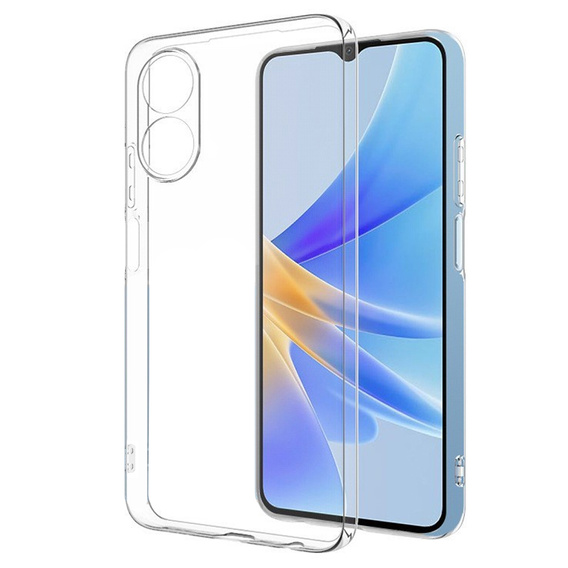 Thin Case for Oppo A17, Slim, transparent