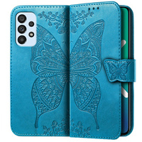 Flip case for Samsung Galaxy A53 5G, Butterfly, blue