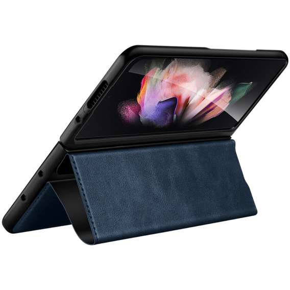 Flip case for Samsung Galaxy Z Fold5 5G, Wallet, blue