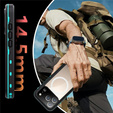 Case for iPhone 17 Pro, Waterproof IP68, SHELLBOX MagSafe, blue
