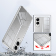 Case for Samsung Galaxy S25 Edge, Fusion Hybrid, transparent